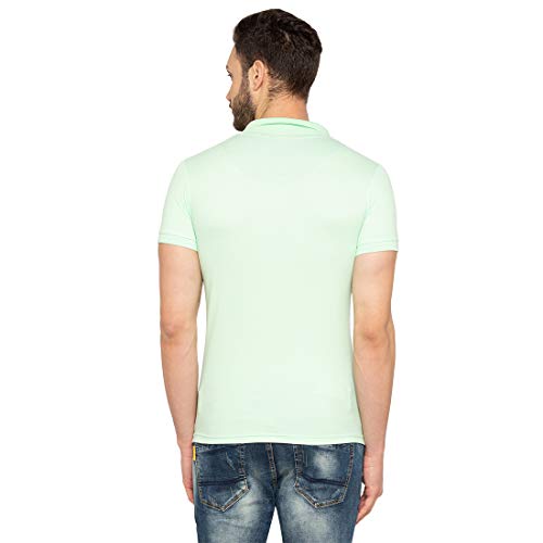 Image of Status Quo Men's Polo T-Shirt | Rich Cotton Blend | Slim Fit | All Day Comfort | Contrast Inner Placket | Polo Collar