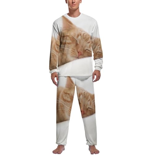 Pijama homme haut et bas respirant à manche longue et pantalon stretch