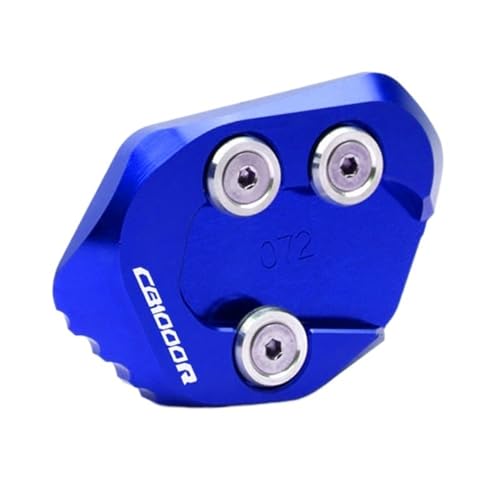 SeitenstäNder Verbreiterung Fit -Verwendung for Honda CB1000R CB 1000R CB1000 R 2018 2019 2020 2021 Motorrad CNC Kickstand Sidestand Stand Extension Enlarger Pad Motorrad SeitenstäNder Unterlage ( Col