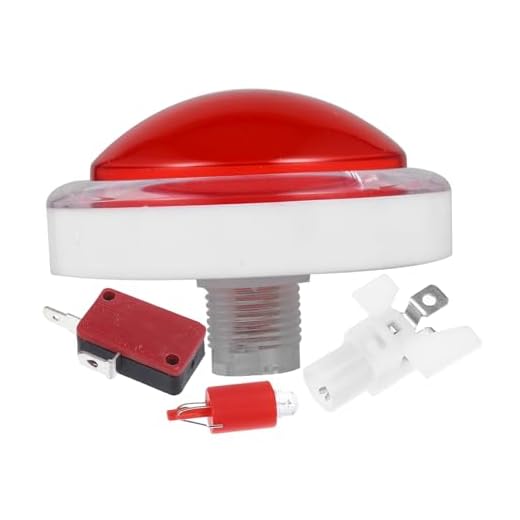 LALADEFIEE Per 1 Set Led Rotondo Per Pulsanti Di Risposta Per Giochi Di Società