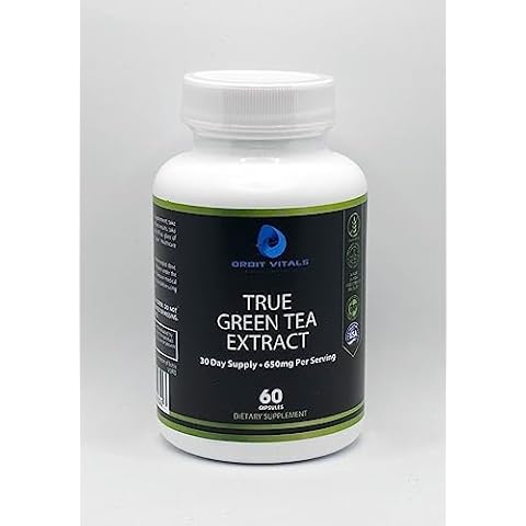 Orbit Vitals True Green Tea Extract: Premium Green Tea Extract for Enhanced Energy, Immune Support, and Overall Wellness - Antioxidant-Rich Formula for Men and Women Cover