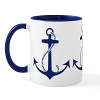 CafePress Anchor Mug 11 oz (325 ml) Ceramic Coffee Mug