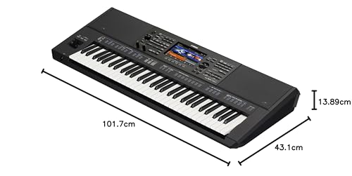 Image of YAMAHA 61 Keys Arranger Keyboard, Multiple Styles and Voices, Assignable Live Control Knobs PSRSX720 | 7 Touchscreen, 1, 587 Voices, 128-Note Polyphony, Assignable Knobs and Joystick, Chord Looper, USB Audio