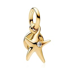 Gold Starfish Dangle Charm