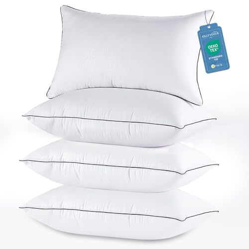 JOLLYVOGUE Bed Pillows Standard Size Set of...