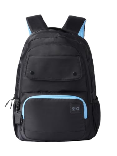Image of Wildcraft Wiki 28 Backpack For Boys & Girls | 18 Inch- 28 Ltr and Two Compartments with Padded Shoulders, Bottle Holder, Key Chain | Best for Books,Stationery,Lunch Box & Essentials