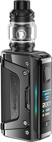 GEEKVAPE Aegis Legend 5 Kit | 200W Aegis Legend 5 TC Box Mod + 5.5ml GeekVape Z Sub Ohm Tank Z0.15 XM + 0.4 XM Coil Vaporisateur, Sans nicotine,San Batterie