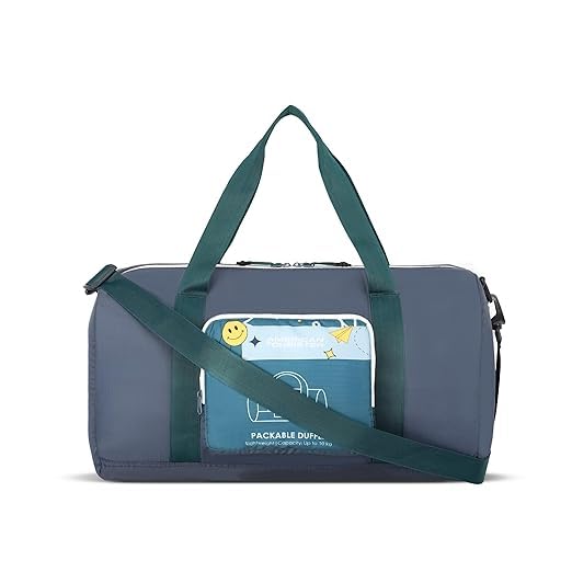 Image of American Tourister x Love Child by Masaba Packable Duffle Bag for Travel /Lightweight Polyester Foldable Duffel