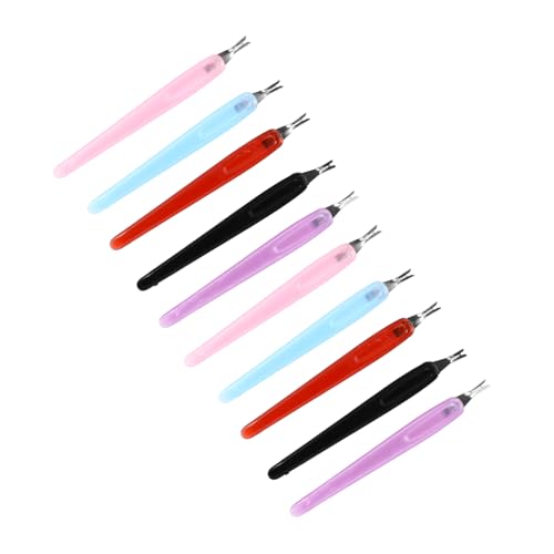 Didiseaon Stainless Steel Nail Art Tools 50pcs Dead Skin Forks Cuticle Pusher Remover