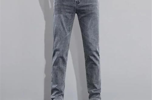 Men's Stretch, Fashionable, Casual Straight-Leg Jeans, Comfortable Business Jeans2