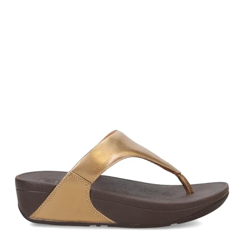Image of FitFlop Womens Lulu Leather Toe Post Sandals