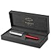 PARKER Rollerball Sonnet Red with Sandblasted Steel Lid
