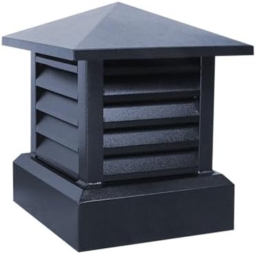 Square Chimney Cap Cover - Durable Rain Caps for Outdoor Use, Easy Installation, Ideal for Wet Conditions, Fireplace Protection - 250x250mm (9.8x9.8in)