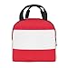 Austrian flag Lunch bag, reusable lunch box, adult lunch tote bag, work picnic beach or travel lunch container