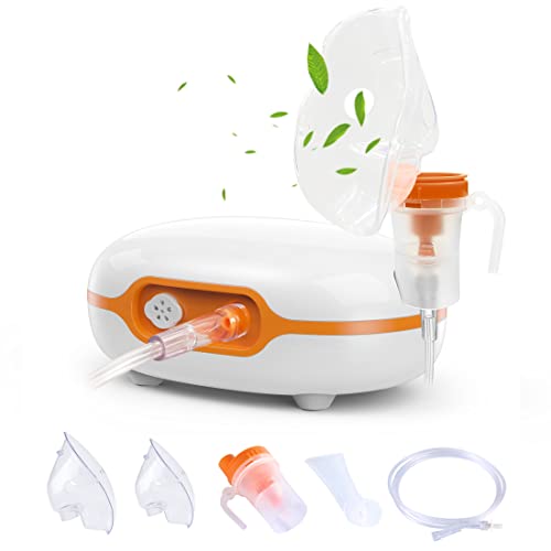 Nebulizer Machine with 3 Sizes Mask,Portable Nebulizer Machine for Adults&Kids with Full Accessory,Nebulizers Steam Inhaler Tiny Mist Compressor Nebulizer Machine with 3 Sizes Mask,Portable Nebulizer Machine for Adults&Kids with Full Accessory,Nebulizers Steam Inhaler Tiny Mist Compressor