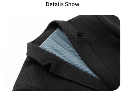 Mens Two Button Solid Color Blazer Suit Coat Long Sleeves Causal Business Wedding Party Banquet3