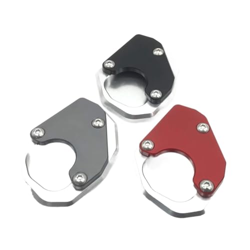 Plaque de support béquille moto Trident 660 en aluminium anodisé - 3