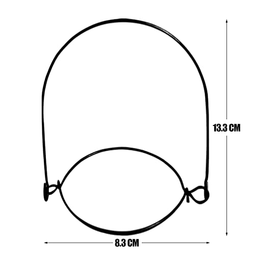 Vokoy 30 Pack Mason Jar Wire Hangers, Black Stainless Steel Wire Handles Hangers For Regular Mouth Solar Mason Jars, Canning Jars #TOP1