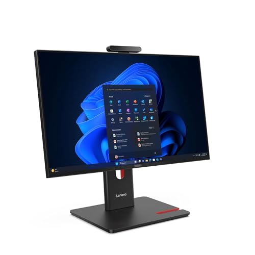 Image of Lenovo ThinkCentre M70a Gen 6 All-in-One with Intel Core Ultra 7 265T vPro Processor, 24 inch 1920 x 1080 FHD Touchscreen Display, 32GB DDR5 RAM, 1TB of SSD, 5MP IR /RGB Camera, and Windows 11 Pro