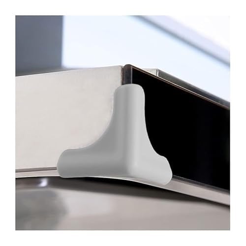 Corner Protectors for Safety Child Kids,Silicone Anti-Collision Corner Protector,Corner Guard Protector 4-Piece Set,Edge Protecto Suitable for Range Hood;Kitchen;Furniture;Table;Walls.HAILANA (Gray)