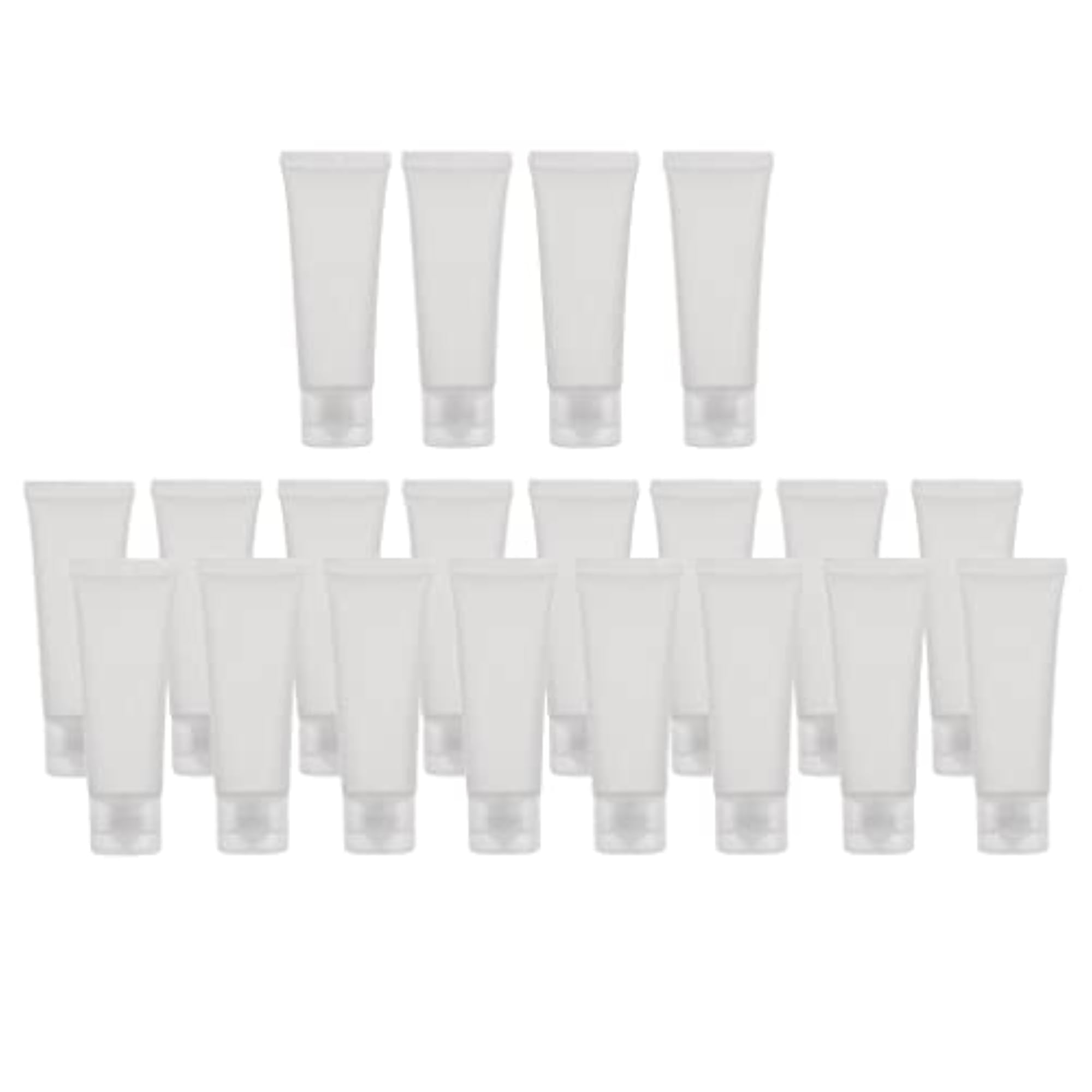 80PC 50ml Empty Plastic Tubes for Body Lotion Cream