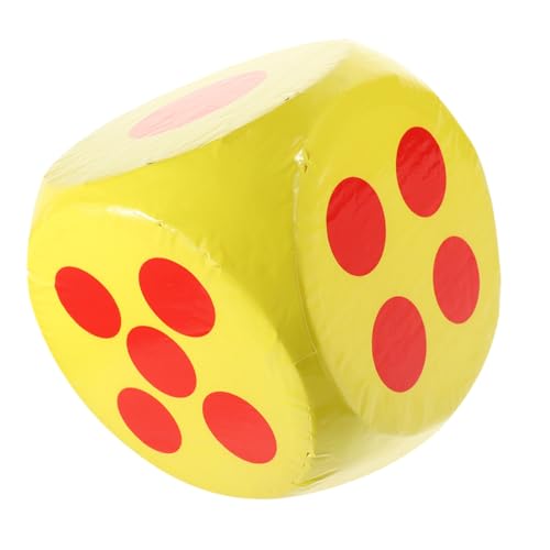 Toddmomy Dados de espuma dados de jogo padrão dados insufláveis gigantes dados dados de tamanho grande