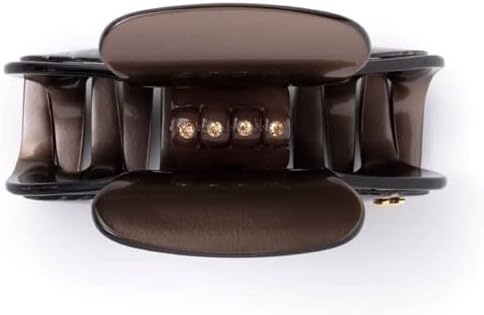 コンプレックスビズ リムド バンスクリップ M ブラウン | フランス製