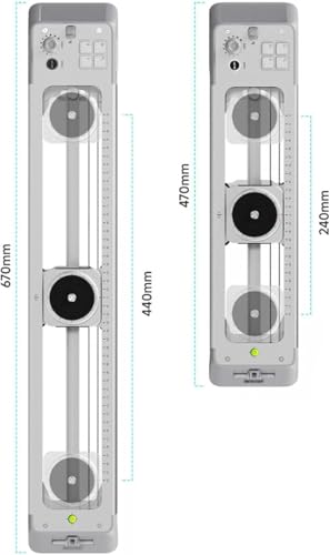 Image of Motorized Camera Slider with 125 Pan & Tilt, App-Controlled Time-Lapse Dolly for Video Shooting, 5.5-11lbs Load Capacity, Ideal for Filmmakers & Photographers (40cm)