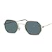 Produktbild Sonnenbrille Quadratische Sonnenbrille Frauen Shades Retro Classic Vintage Sonnenbrille Female-Gold_Deep_Green