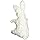 Amazon.com: Folkmanis Standing White Rabbit Hand Puppet : Toys & Games