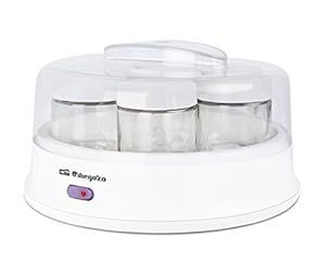 Orbegozo YU 2350 Yogurt Maker, 7 Jars