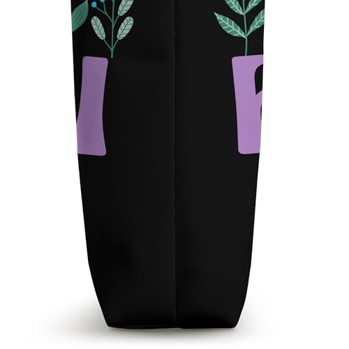 Bolso tote para mujer con diseño floral de flores silvestres y nombre personalizado 'EMERI', ideal para el Día de la Madre miniatura 3