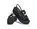 Crocs Brooklyn Strappy Low Wedge Black 7 M