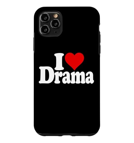 I LOVE HEART DRAMA DRAMA QUEEN T�V���c �X�}�z�P�[�X iPhone 11 Pro Max �p