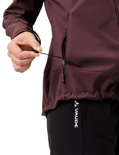 VAUDE Cyclone VI Softshelljacke Damen Wandern winddicht, Dark Oak, Gr. 36 – Ansicht 6