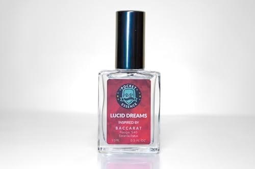 Pocket Essence Inspired By Baccarat Rouge 540 | Eau de Parfum Unisex | Luxury | Vegan | Not Tested On Animals I Lucid Dreams| I0.5 FL OZ 15ML I