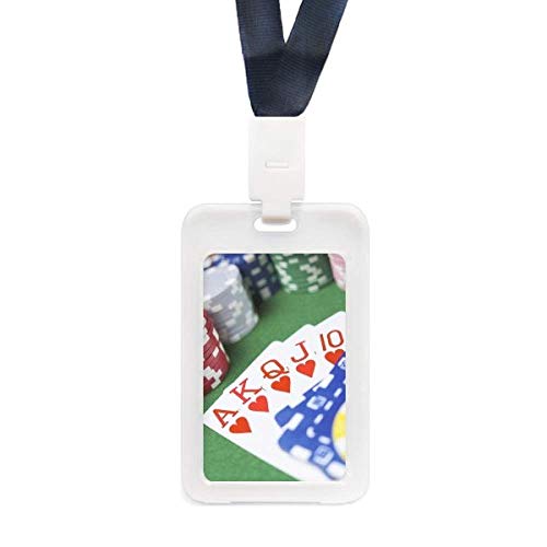 Étui pour cartes d'identité transparent avec motifs cœurs en PVC