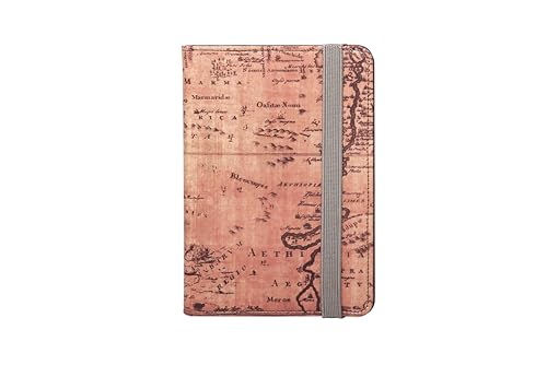 Silver HT   Funda Egypt Map para Libro electrónico de 6 Pulgadas. eBook, Kindle 2019. No Compatible con Kindle Paperwhite. con Cierre de Seguridad Anti Apertura