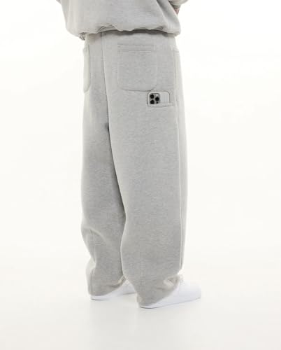 Image of BE SAVAGE 320 GSM Heavyweight Baggy Trackpant for Men Sweatpants for man Oversized Track Pant Side Pocket