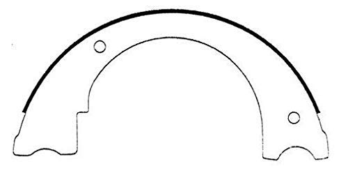 Centric 111.06470 Premium Disc Brake Shoes Set For Select Freightliner, International, Blue Bird, Isuzu and Fleetwood Model Years
