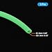 PATIKIL 2mm ID Glow Tube Deep Sea Fishing, 5Pcs 16.4 Ft/5M Soft Silicone Luminous Tube Angling Glow in The Dark Tubing Sleeve Fishing Tool for Fishing Rigs, Green