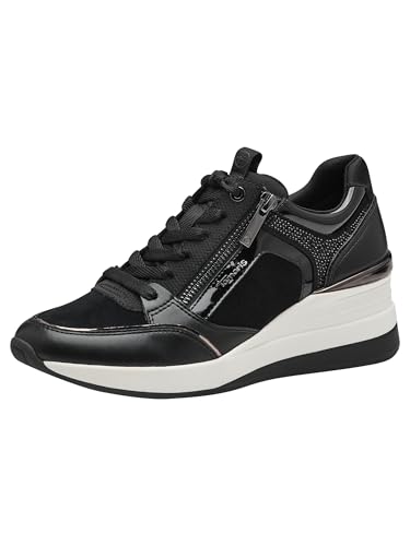Tamaris Damen Sneaker Low, schwarz, 36 EU