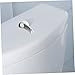 FOYTOKI 2pcs Front Mount Toilet Tank Handle Flush Lever Flapper Replacement for Easy Tool Installation