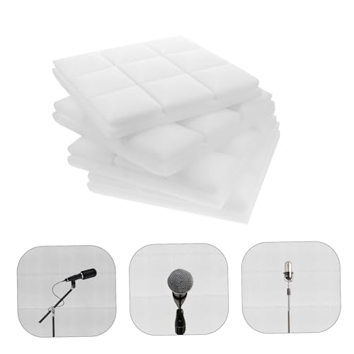 TOYANDONA 4 pcs Paneles Acústicos de Espuma para Paredes Aislamiento de Sonido Cancelación de Ruido Versátil para Estudios KTV Salas de Batería miniatura 4