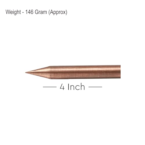 Image of Copper Kilak (4 Inch Approx) Weight of 1 kilak 146gm Approx | Conical Rod | Vastu Nail for Vastu Dosh Correction | Vastu Remedy | Vastu Kilak Remedy | (Set of 4)