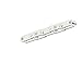 Senqcia Hi-Max C2050NPHMRB Riveted Nickel Plate, Double Pitch Chain, 10" Length, 1-1/4" Pitch (Pack of 10)