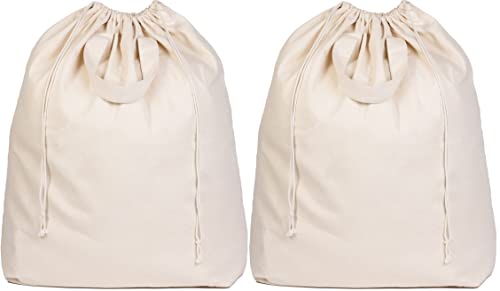 Canvas Laundry Bags 2 Pack XL