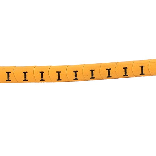 Marcador de cable flexible PVC amarillo 2 metros miniatura 2