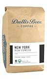 Dallis Bros. Coffee 'New York Espresso Swiss Water Decaf' Dark Roasted Fair Trade Organic Whole Bean Coffee - 12 Ounce Bag