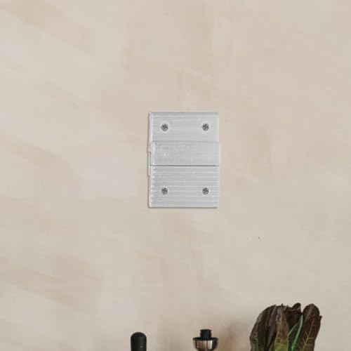 Image of Heavy Duty French Cleat Hanger Aluminum z Bracket Interlocking z Clips for Wall Mounting Secure Mirror Picture Hanging